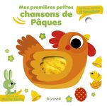 Mes premières petites chansons de Pâques Livre sonore et éveil avec 5 puces sonores et 5 matières à toucher Bébé dès 6 mois