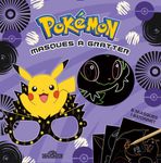 Pokémon Mes masques à gratter Pochette avec 8 masques à gratter, un bâtonnet et un grand élastique Dès 6 ans