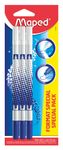 Maped - Pack de 6 effaceurs et réécriveurs - pointe biseautée