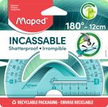 Maped Incassable - Rapporteur plastique 12 cm