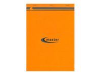 MASTER - Bloc notes détachables - A4 + - 200 pages - petits carreaux - 70g