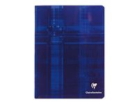 Clairefontaine - Cahier 17 x 22 cm - 48 pages - grands carreaux (Seyes) - disponible dans différentes couleurs