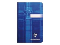 Clairefontaine - Carnet broché 9 x 14 cm - 192 pages - petits carreaux (5x5 mm) - disponible dans différentes couleurs