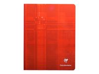 Clairefontaine - Cahier broché 17 x 22 cm - 192 pages - grands carreaux (Seyes) - disponible dans différentes couleurs