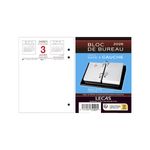 Lecas - Bloc de bureau - date à gauche - 8,5 x 11,5 cm