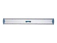 Maped - Triple décimêtre - 30 cm - aluminium