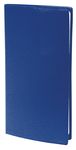 Agenda de poche Impala Anoslim - 4 mois par page - 7,5 x 20 cm - bleu - Quo Vadis