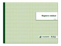 Exacompta - Registre de contrôle médical - 24 x 32 cm