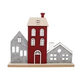 Kiub - Village feutrine gris et bordeaux