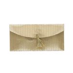 Kiub - Enveloppe - Cadeau - Kraft 20x10 - Emballage - Papier de coton dore