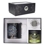 Kiub - Coffret Mug 280 ml avec Sous-Tasse - Porcelaine - Collection Bug Art - 8.1 x 7.7 x 11.7 cm - Disponible dans différents assortiments