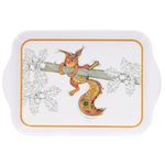 Kiub - Plateau 20,8x14x2,2 kooks ecureuil melamine blanc