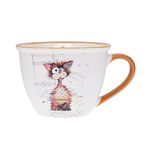 Kiub - Bol timbale a anse chat ziggy 550ml - Collection kooks porcelaine