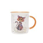 Kiub - Mug bol tasse 320 ml kooks chat mignon porcelaine blanc