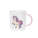 Kiub - Mug timbale droit licorne 360ml - Collection kooks porcelaine