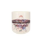 Kiub - Mug - Porcelaine - Collection Fleurs de Fuji - 11.8 x 9 x 10.3 cm - Disponible dans différents assortiments