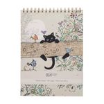 Kiub - Carnet a dessin gm bug art chaton branche
