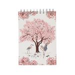 Kiub - Carnet à Dessin - Papier - Collection Fleurs de Fuji - 21 x 14.8 x 2 cm - Disponible dans différents assortiments