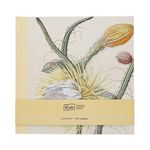 Kiub - Livre d or fleurs jaune 21,5x21,5 - Collection encyclopedia par dyb