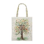 Kiub - Cabas rectangulaire en canvas portfolio arbre