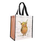 Kiub - Cabas de courses 29,5x26x16,5 kooks intisse recycle blanc