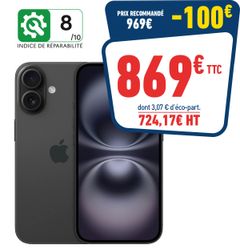 IPHONE 16 128GO NOIR