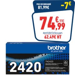 CARTOUCHE LASER BROTHER TN2420 NOIR