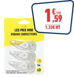 3 RUBANS CORRECTEURS