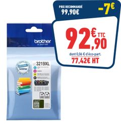PACK 4 CARTOUCHES BROTHER LC3219XL