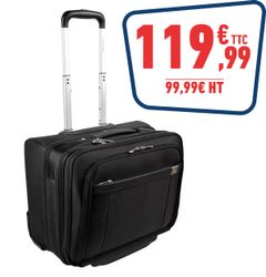 Exacompta Exactive - Valisette trolley business - noir, orange