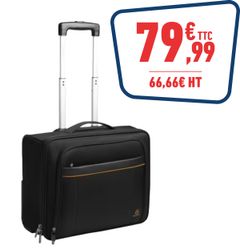 Exatrolley Slim - Valisette Business exactive - noir - 15.6