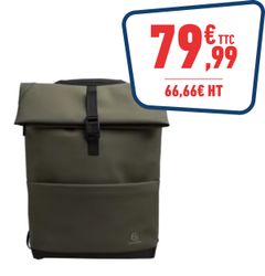 Exacompta Exactive - Sac à dos ordinateur - 2 compartiments - 15.6 - kaki
