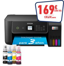 IMPRESORA MULT. EPSON ECOTANK ET-2870