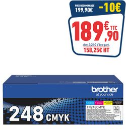PACK DE 4 CARTOUCHES LASER BROTHER TN-248