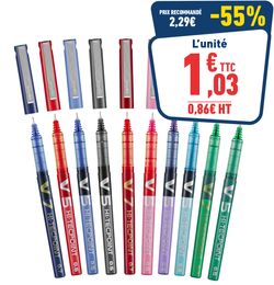 STYLO ROLLER Hi-Tecpoint V5 ou V7