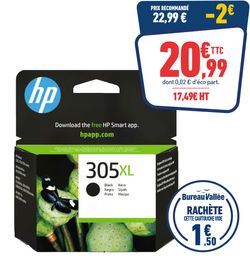 CARTOUCHE D'ENCRE HP 305XL NOIRE