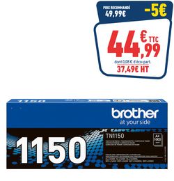 CARTOUCHE LASER BROTHER TN1150 NOIRE