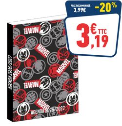 Agenda scolaire Avengers