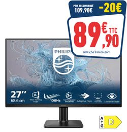 Moniteur Philips 27'
