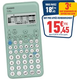 Calculatrice Casio