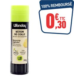 Bâton de colle végétale