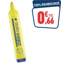 Surligneur jaune fluo