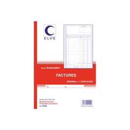 ELVE Manifold Carnet De Factures 50 Dupli A4 Pas Cher Bureau Vall e