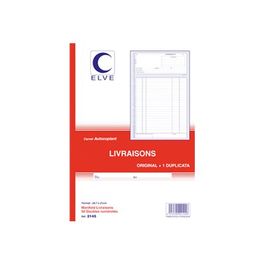 Lot De 3 Blocs Autocopiants Livraisons – Format A4, 50 Feuillets Par Bloc, Pour Duplicatas