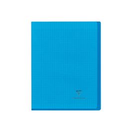 Clairefontaine 971402C Un Cahier Agrafé Koverbook Bleu - A4 21x29,7 cm - 96  Pages Grands Carreaux - Papier Blanc 90 g - Couverture Polypro : :  Fournitures de bureau