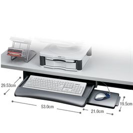 Egchi Support Rehausseur Clavier Acrylique - 30 X 13 Cm - Pour Mini Clavier 78 Touches - Ergonomique & Antidérapant