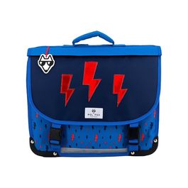 Cartable Wonder Fox Blue 38 cm 2 compartiments rabat