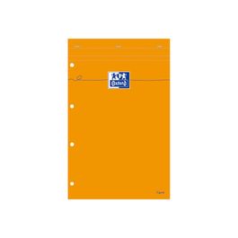 Bloc-Notes ligné et perforé A4+ Papier Jaune OXFORD Notepad