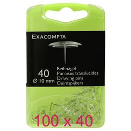 100pcs Punaises Robustes, Punaises à Tête Plate En Alliage