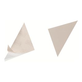 Pochette triangulaire autocollante - CORNERFIX 75 x 75 mm - pochettes  adhésives
